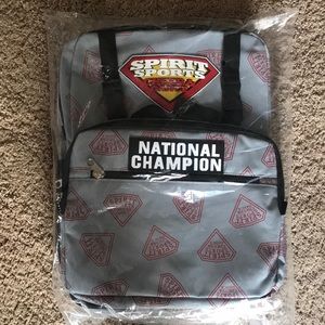 Spirit Spirts National Champion backpack.